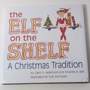 The Elf on the Shelf - A Christmas Tradition (Book) W/Dust Cover